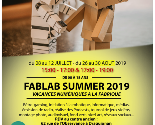 Flyer fablab summer 2019