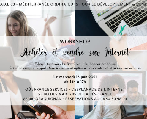 atelier achat vente sur internet